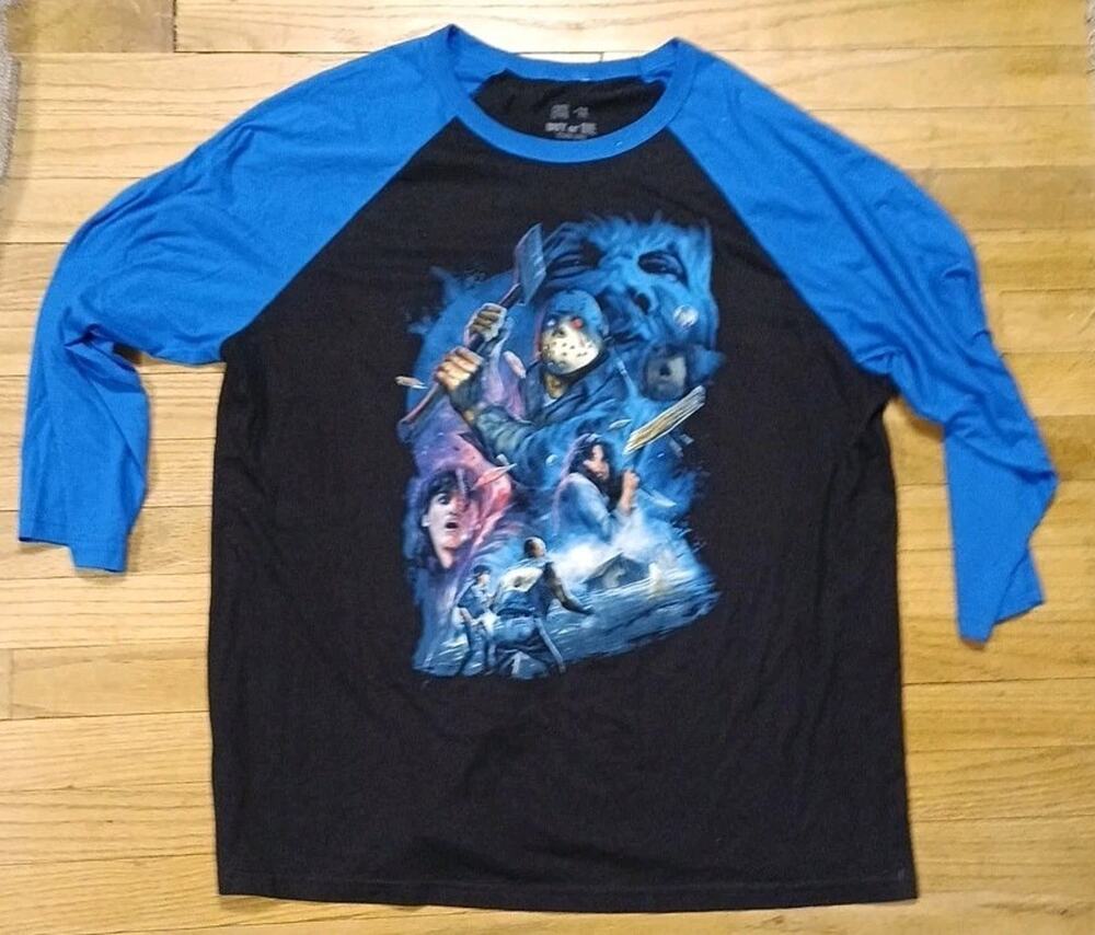Cavity Colors Friday The 13th Pt. 4 T-Shirt. Blue 72 HR Buy Or Die